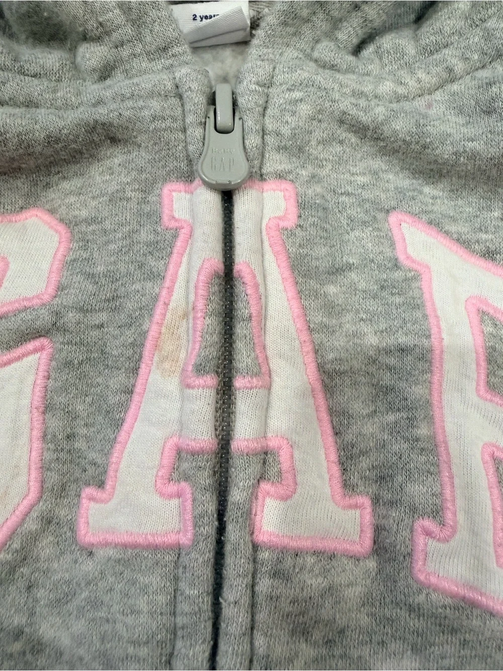 Gap toddler girl zip up hoodie sweatshirt